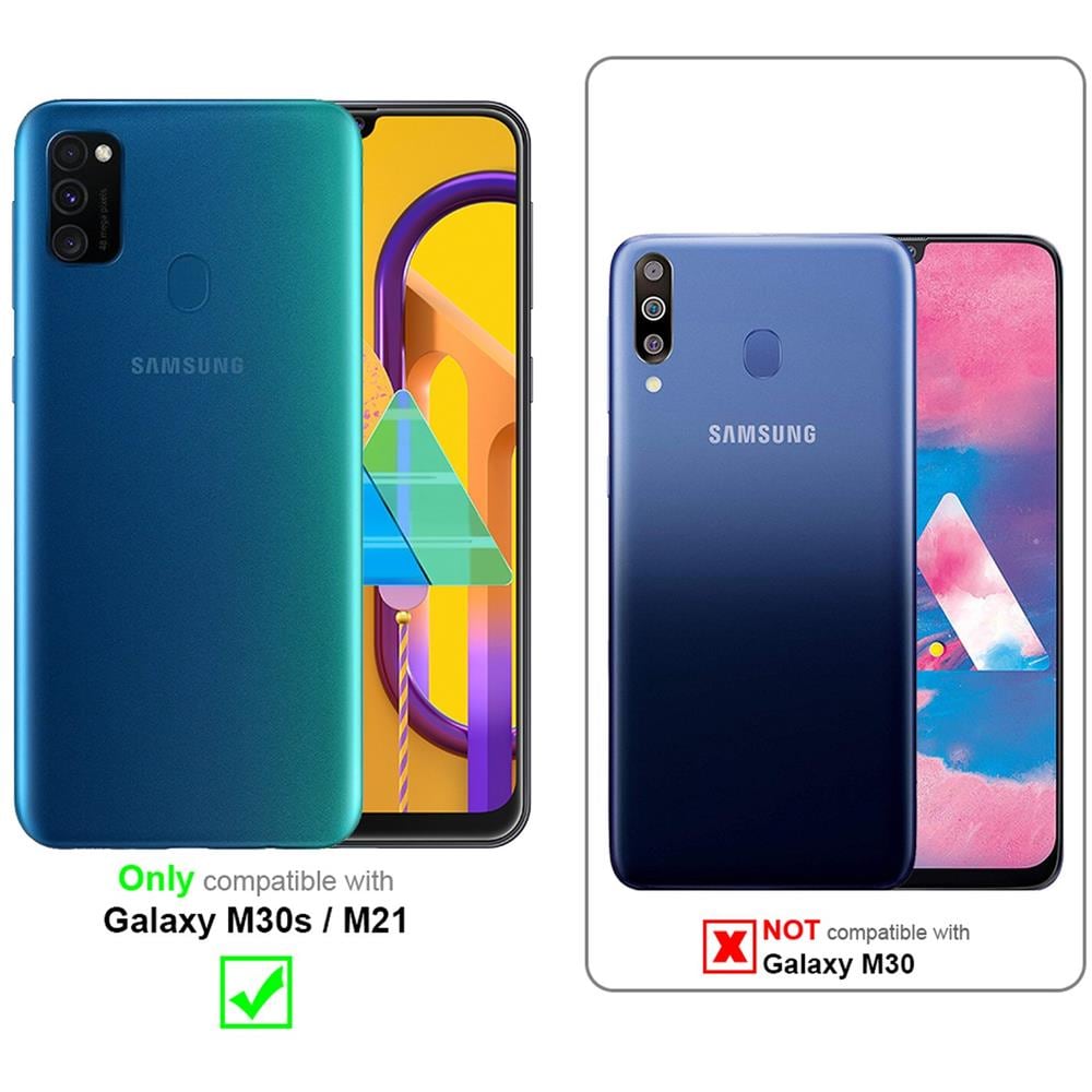 Custodia Compatibile Con Samsung Galaxy M21 / M30s In Classy Nero - Coperchio Protettiva Con Chiusura Magnetica, Funzione Stand E Tasca Per Le Carte - Foto 2
