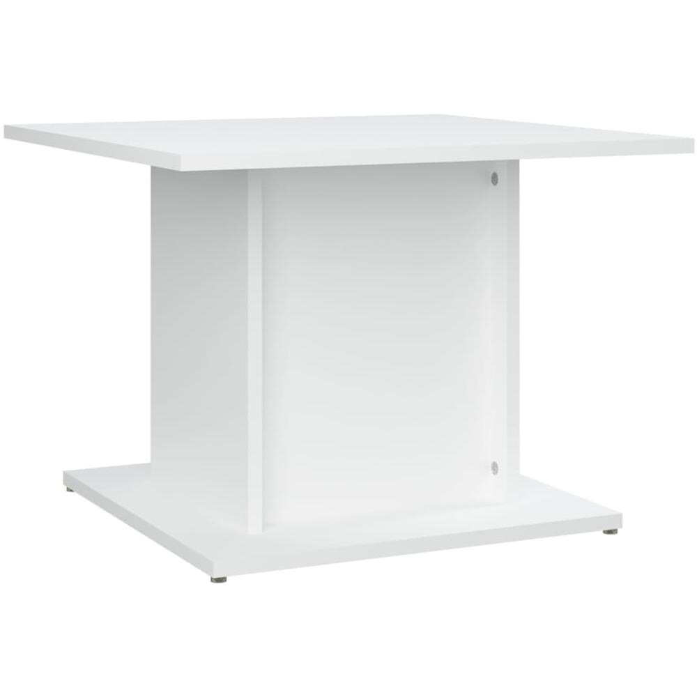 Tavolino da Salotto Bianco 55,5x55,5x40 cm in Truciolato - Foto 2