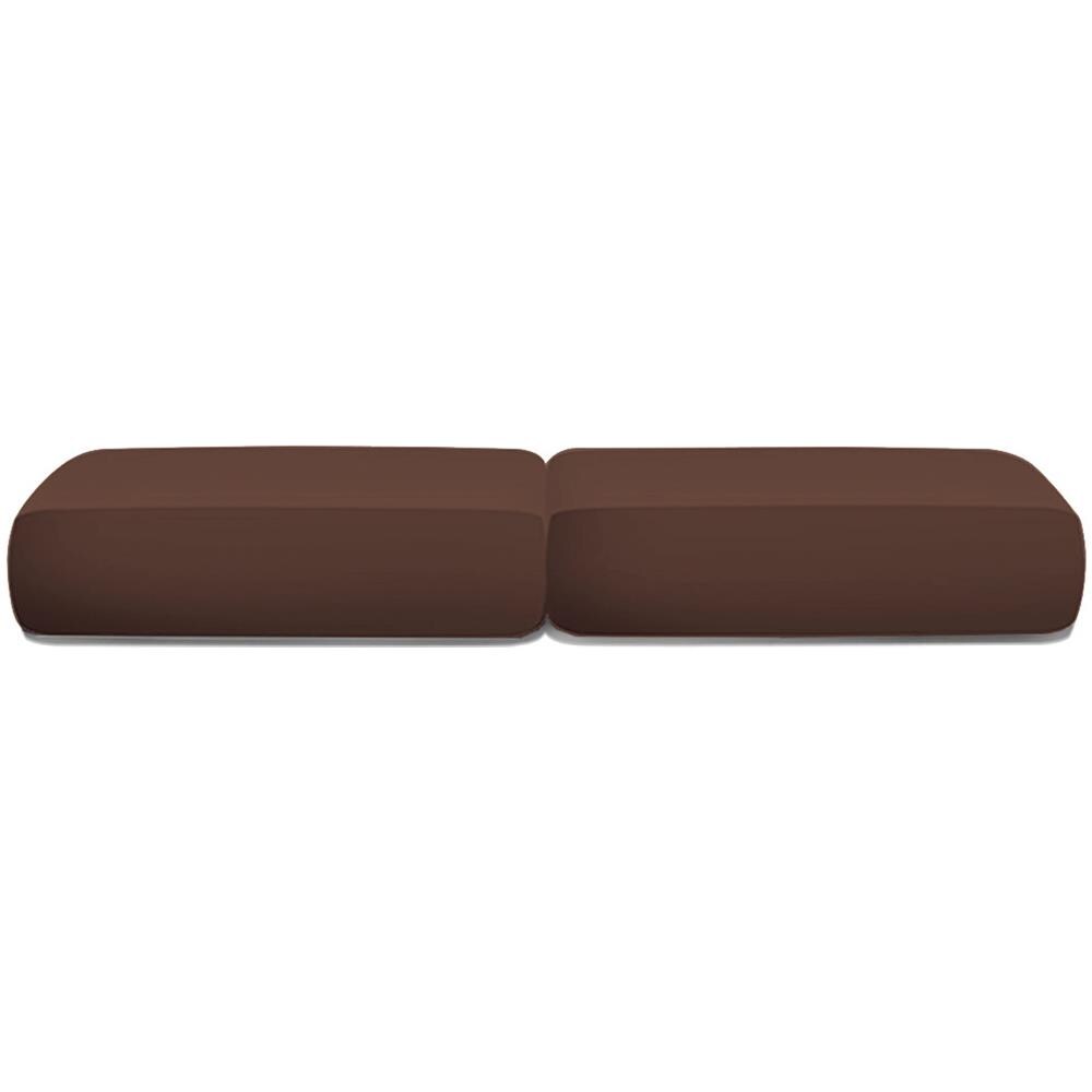 Copriseduta Per Divano Elasticizzato Antimacchia Genius In Tinta Unita Coppia Maxi Marrone 1013 - Foto 1