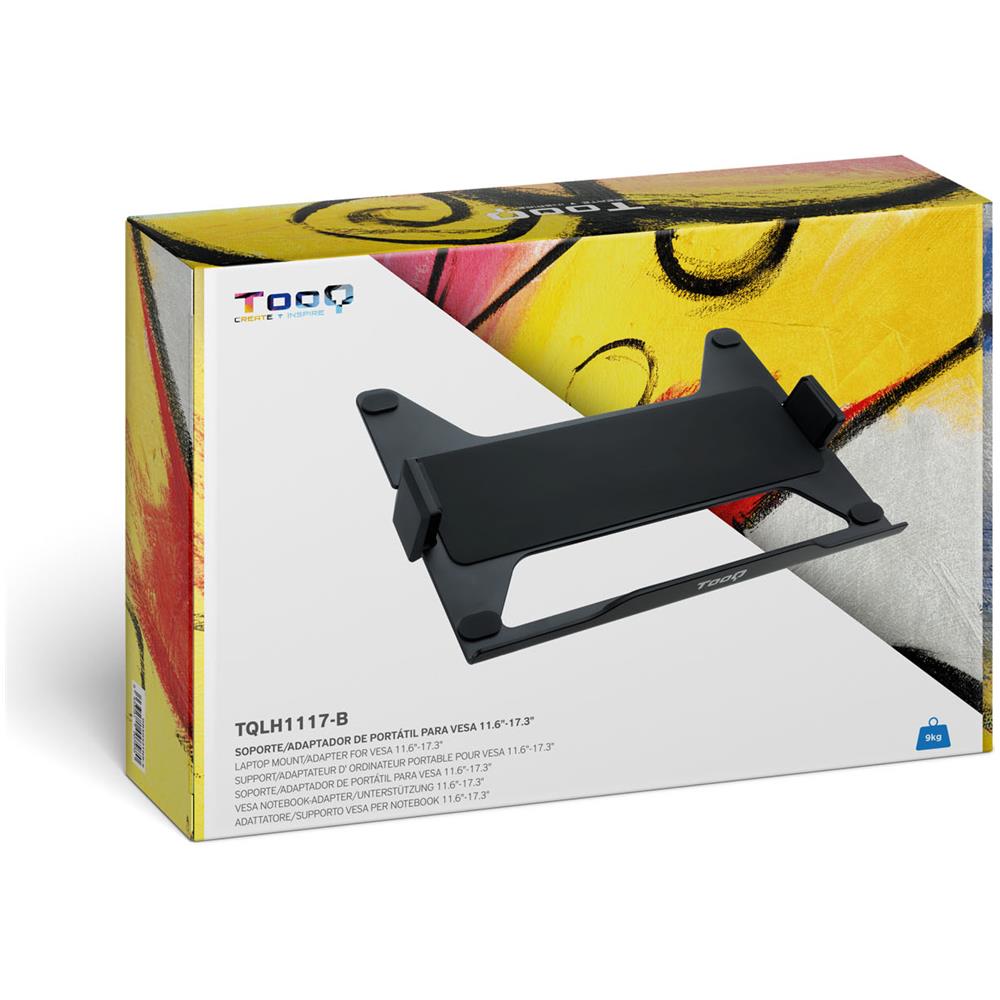 TQLH1117-B supporto per laptop Mensola a braccio per notebook Nero 43,9 cm (17.3") - Foto 6