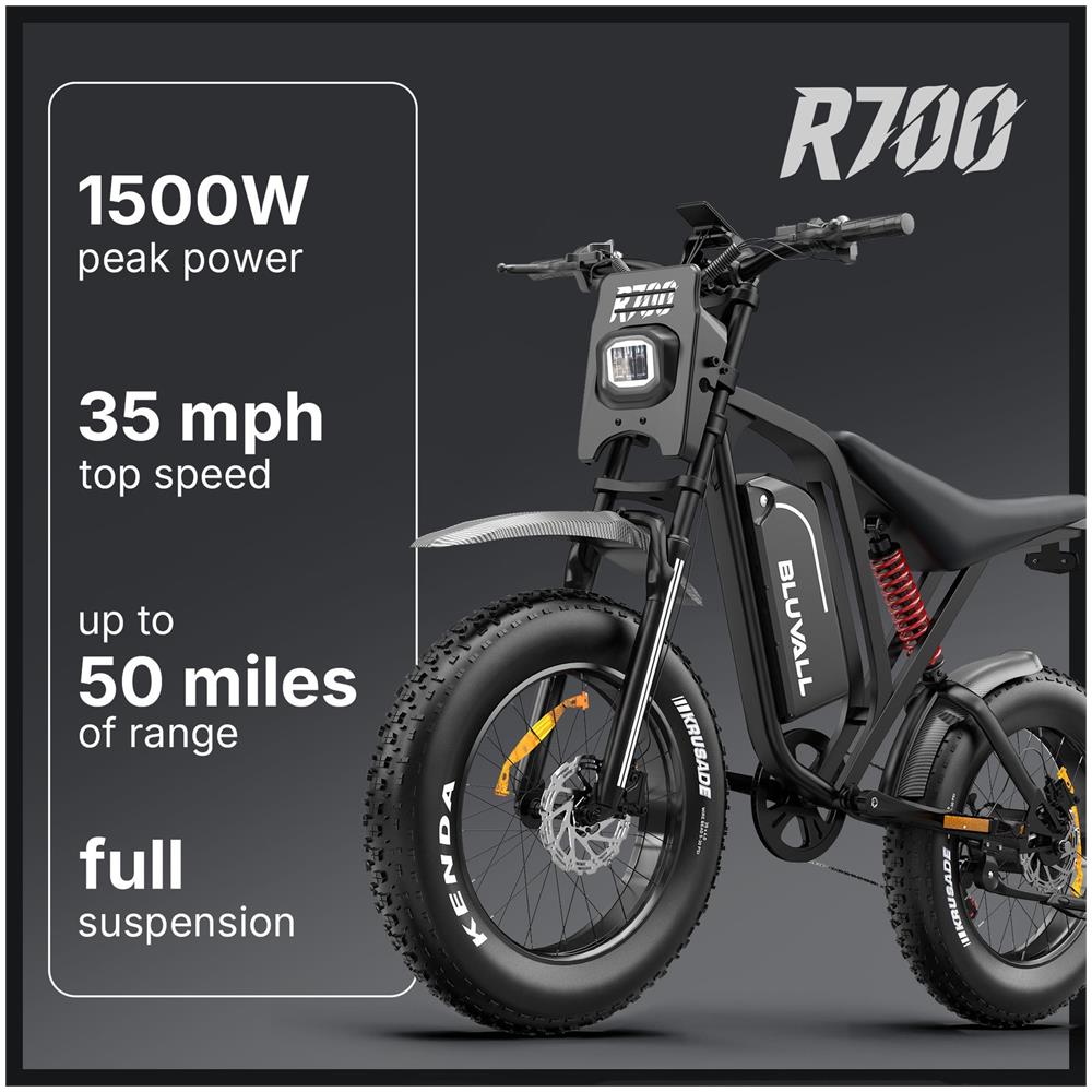 Bici Elettrica 1500w 35mph, Batteria 52v 25ah Removibile, 20'' Pneumatici Fat, Sospensioni, Telaio Acciaio, Lcd - Foto 8