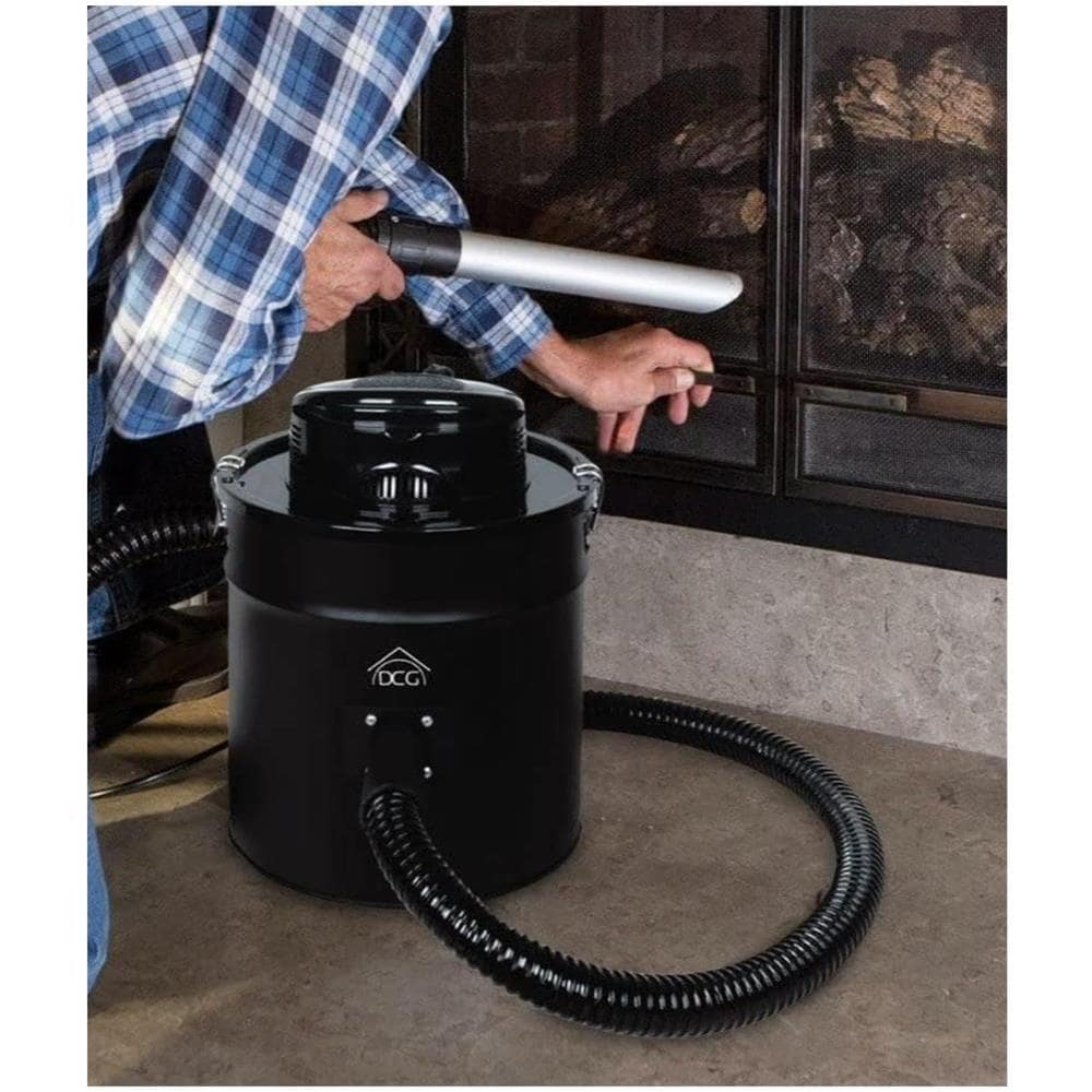 BS8800 Aspiracenere Con Motore Capacita' 20 L - Tubo Flessibile In Alluminio 1200w Nero - Foto 2