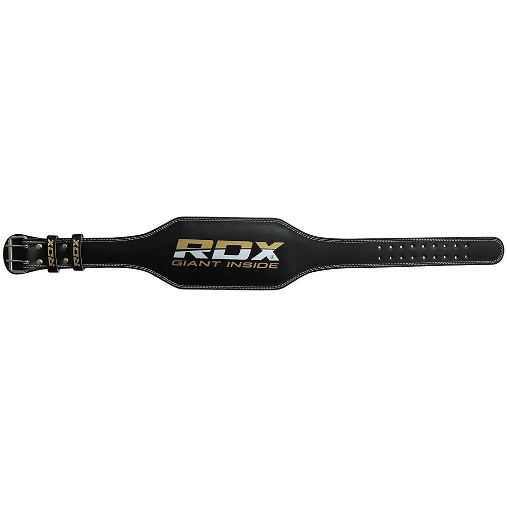 Vacchetta Cuoio 6"" Sollevamento Pesi Cintura Pesistica Fitness Allenamento Bodybuilding Schiena Palestra 6rb M - Foto 8