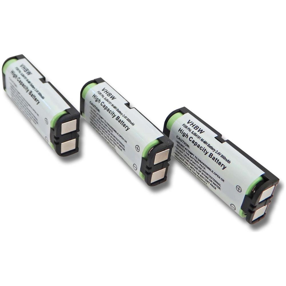 Batterie NiMH 2.4V 800mAh Per Telefono Cordless Siemens Gigaset AL110 - Confezione Da 2 Pezzi, Compatibile Con V30145-K1310-X359