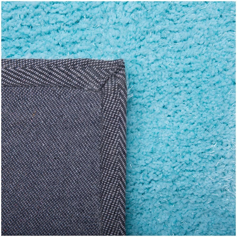 Tappeto Shaggy Azzurro 140 X 200 Cm Demre - Foto 2