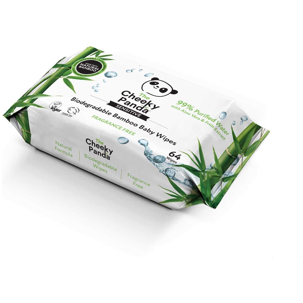 Le Cheeky Panda Biodegradabili Bamb Salviettine - Foto 2