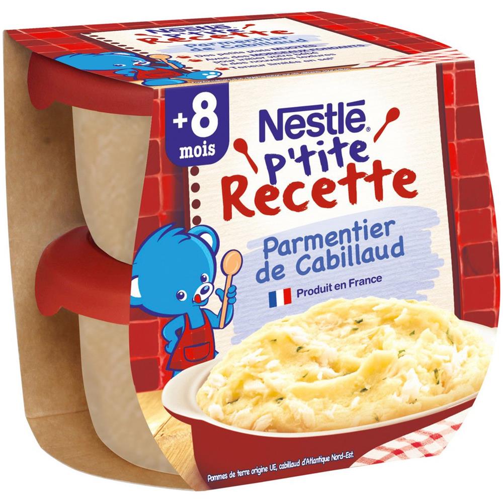 P Tite Recette Plat Bébé Dés 8 Mois Parmentier De Cabillaud P'tite Recette - Foto 1