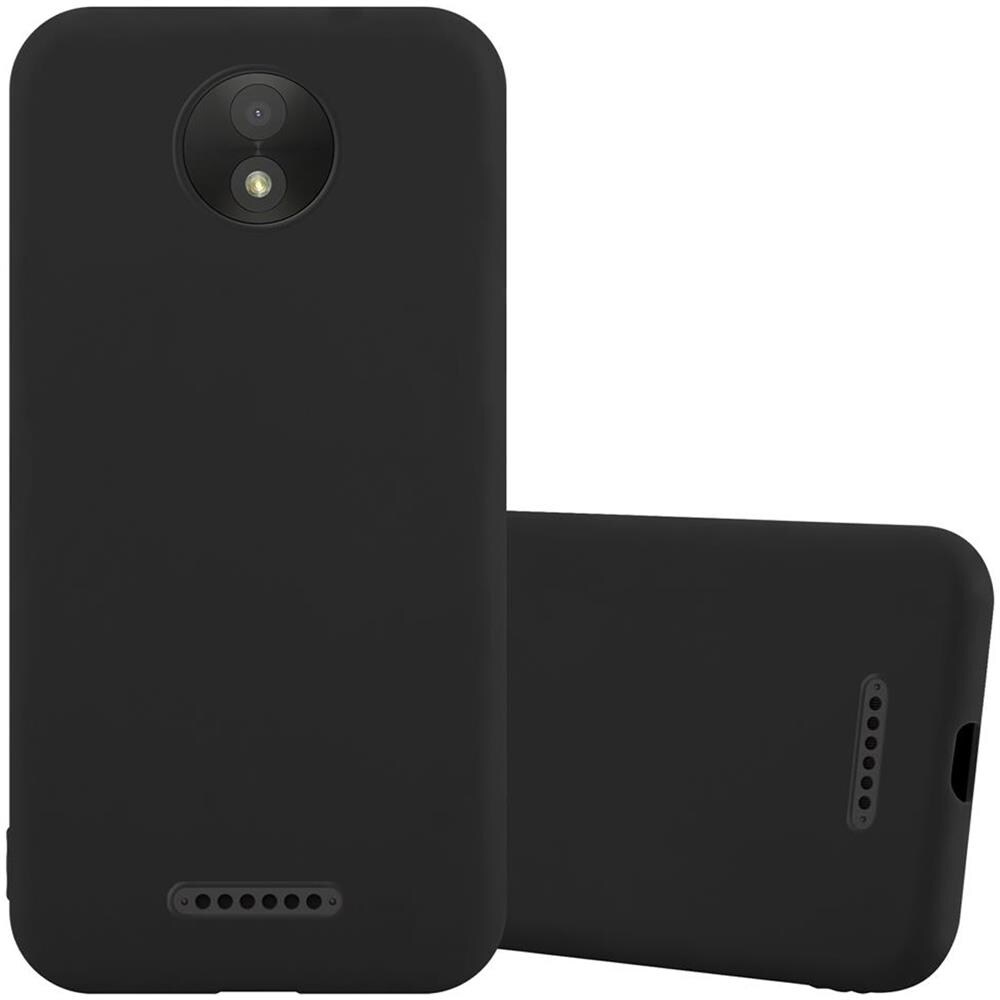 Custodia Compatibile Con Motorola Moto C In Candy Nero - Coperchio Protettivo In Silicone Tpu Flessibile - Foto 1
