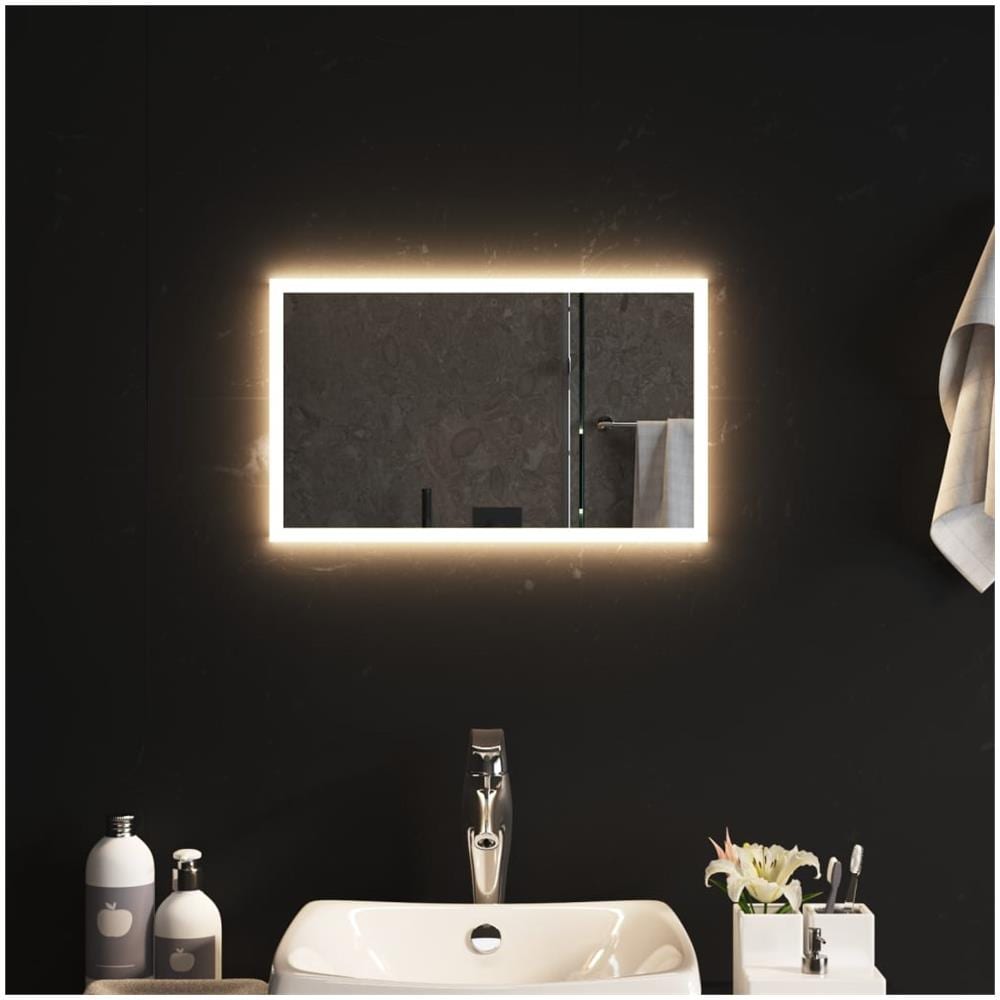 Specchio Da Bagno Con Luci Led 30x50 Cm - Foto 1