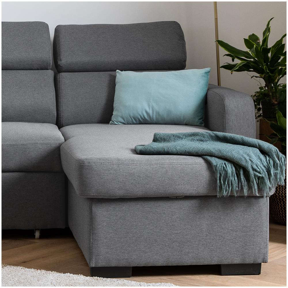 Divano Trasformabile Warren 3 Posti Grigio - Foto 2