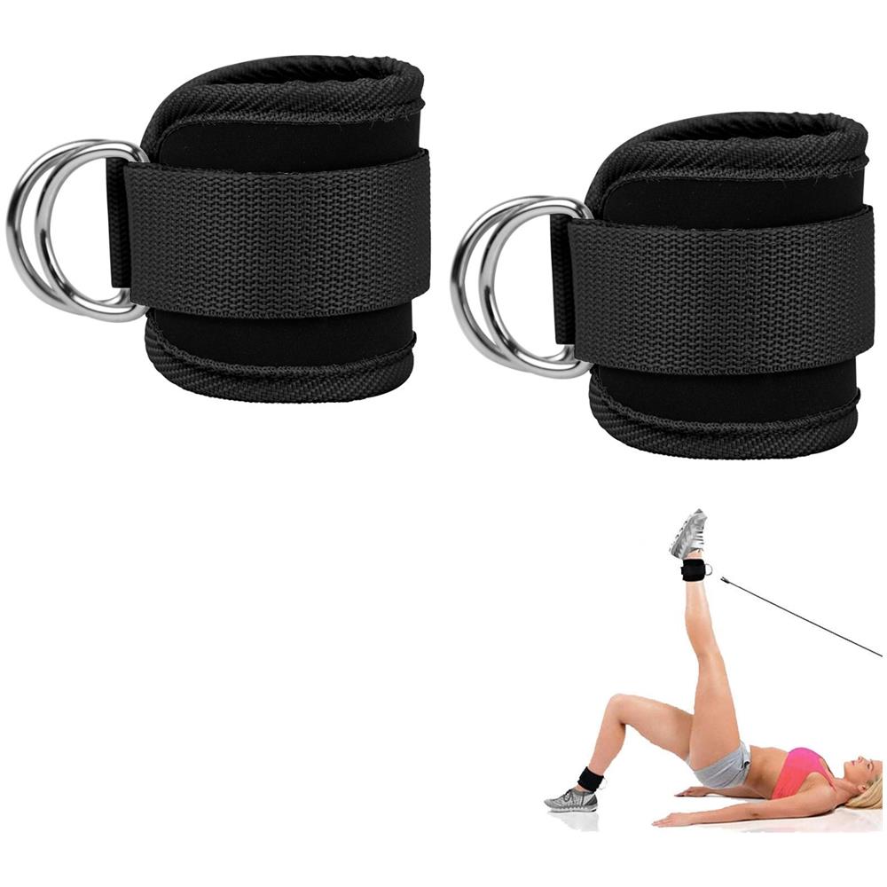 Cinturino Alla Caviglia Per L'allenamento Della Forza Con Macchine Via Cavo 2 Pack - Foto 1