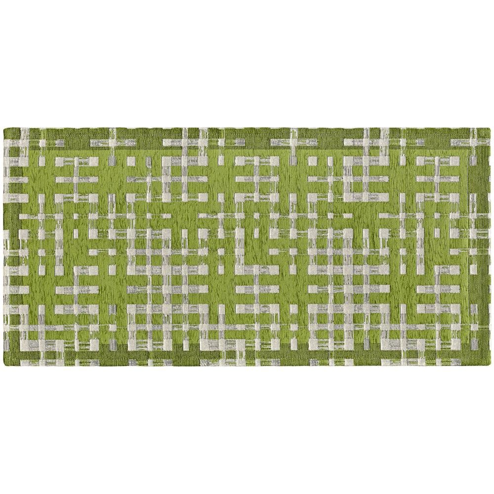 Tappeto Passatoia Cucina Corsia Retro Antiscivolo Disegno Dama By Suardi 55x80 Verde - Foto 1