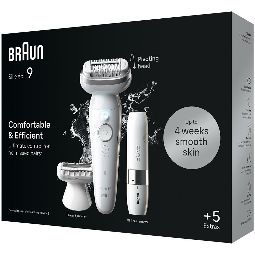 Silk-épil 9 9-341 epilatore 40 pinzette Bianco - Foto 2