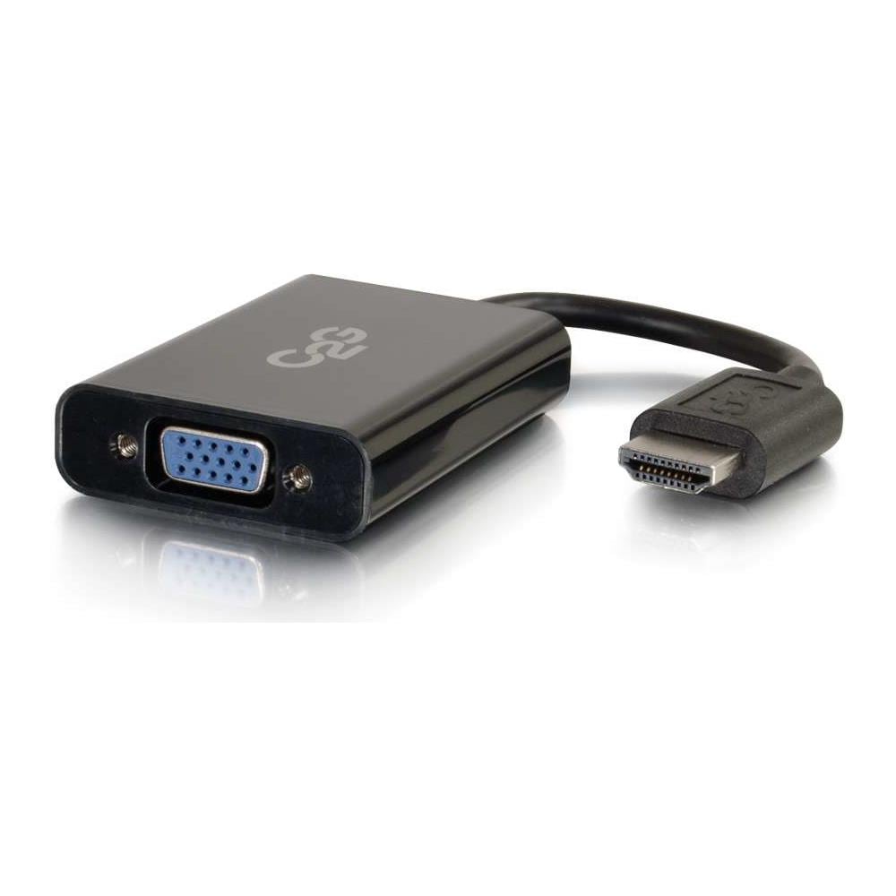 HDMI to VGA and Stereo Audio Adapter Converter Dongle - Convertitore  - Foto 1