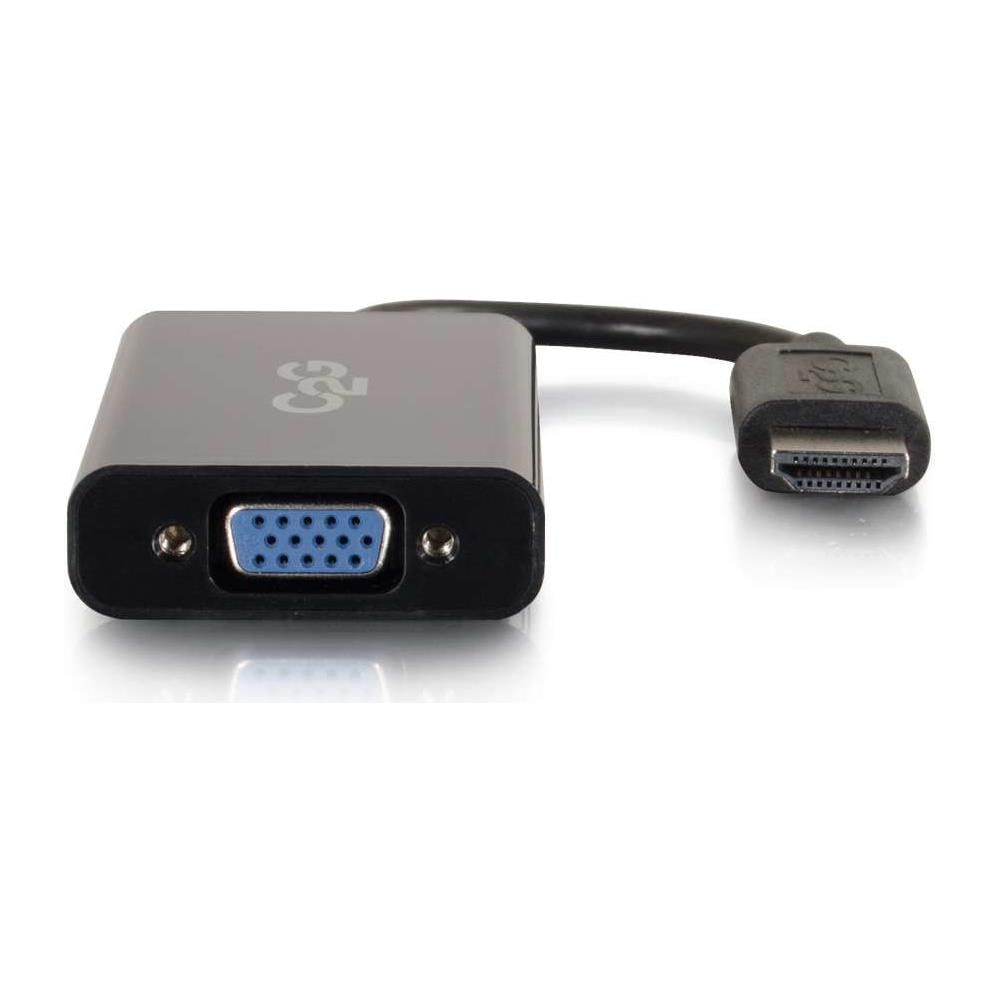 HDMI to VGA and Stereo Audio Adapter Converter Dongle - Convertitore  - Foto 2