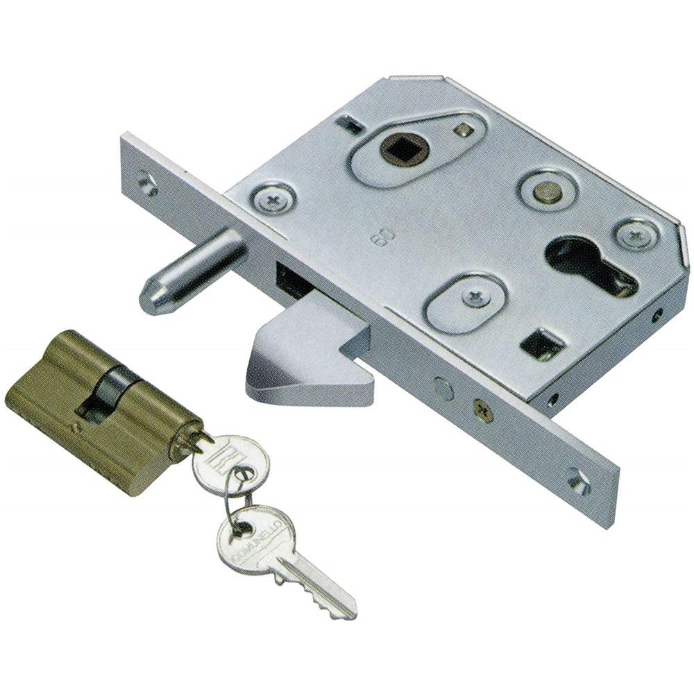 Serratura A Gancio Fc 215 Mm. 60 Con Cilindro - Foto 1