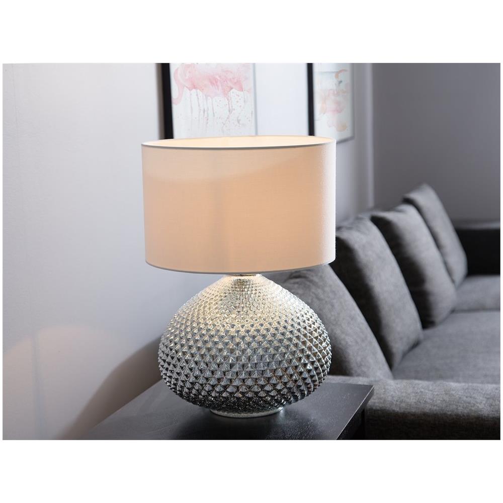 Lampada Da Tavolo In Color Argento Madon - Foto 2