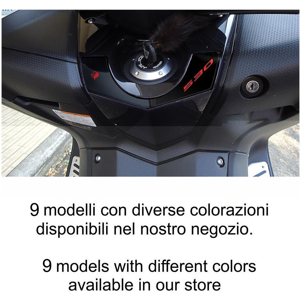 Adesivo Resinato Per Tmax 530 2012-16 Protezione Zona Chiave Mod 07 - Foto 2