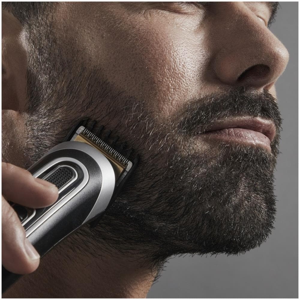 Kit Regolabarba Ricaricabile TRIM & STYLE TN9140 Colore Nero /Argento - Foto 4