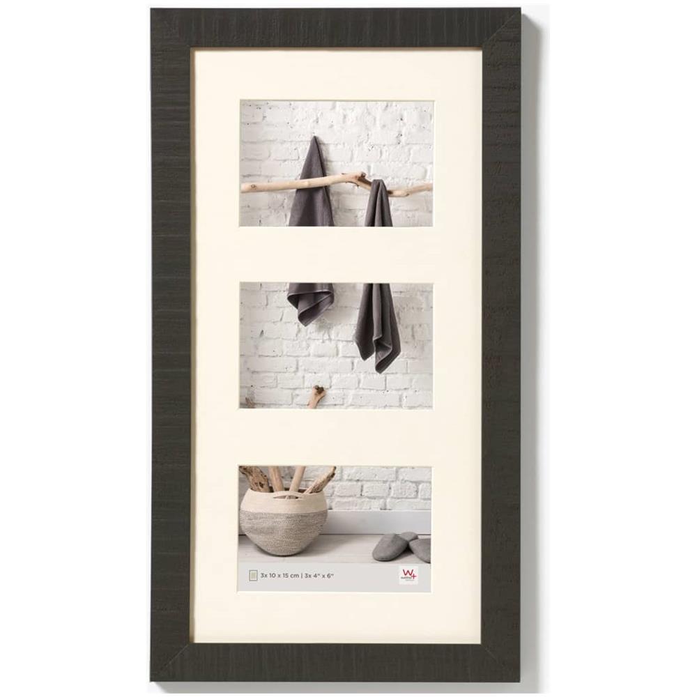 Cornice per Foto Home 3x10x15 cm Nera - Foto 1