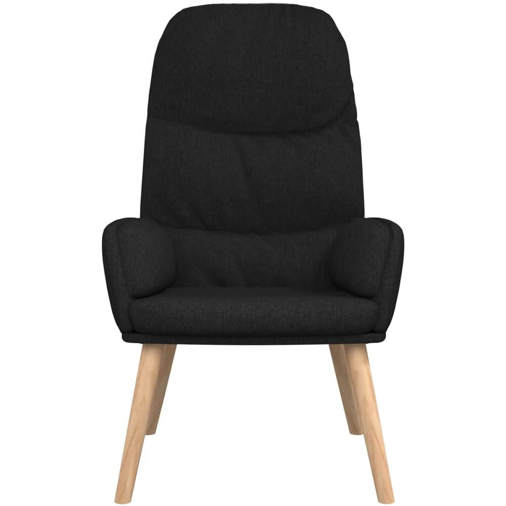 Sedia Relax Nera In Tessuto - Foto 3