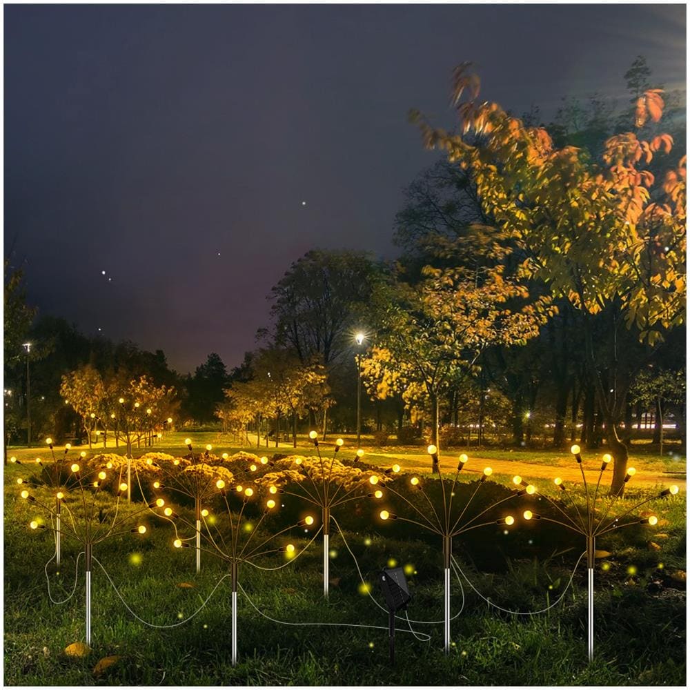 Illuminazione Da Giardino A Energia Solare Firefly Con 8 Luci Led Confezione Da 4 Multicolor - Foto 7