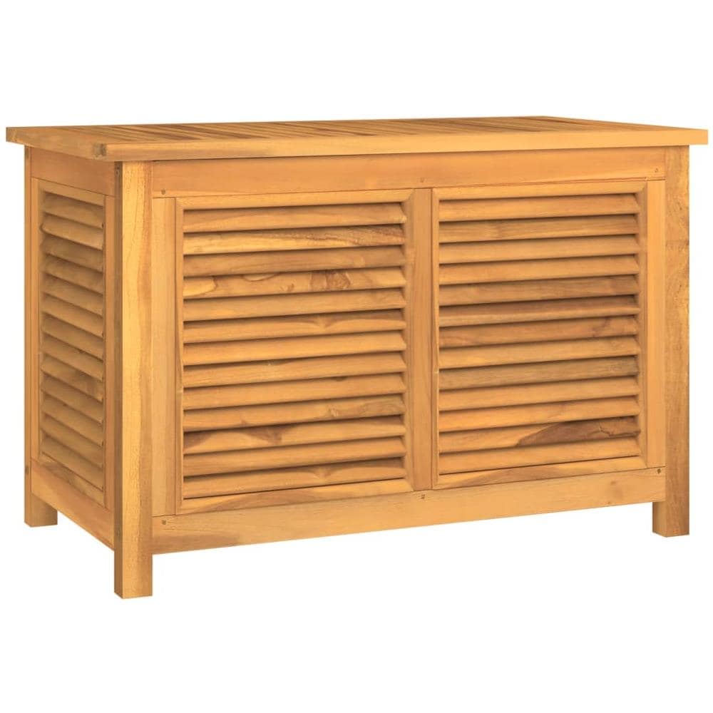 Contenitore Giardino Con Borsa 90x50x58cm Legno Massello Teak - Foto 2