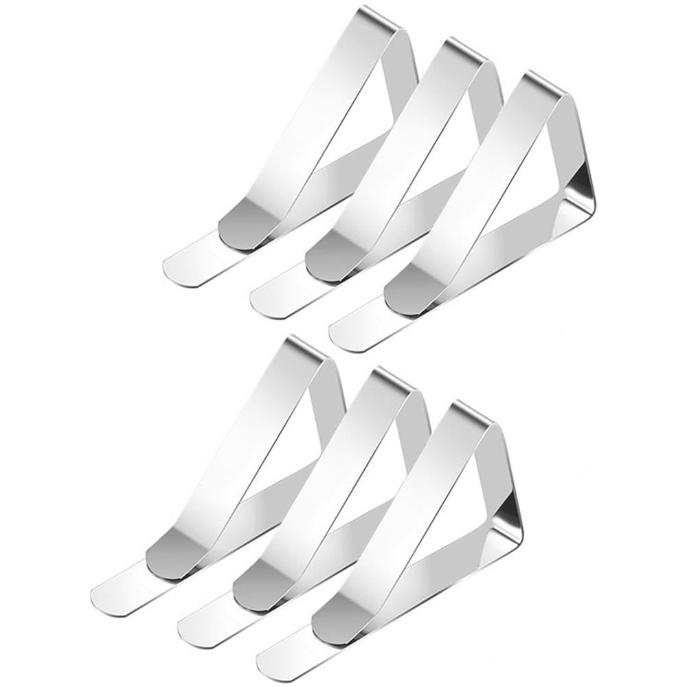 Clip Per Stoffa/supporto Per Stoffa Silver  Confezione Da 12 - Foto 2