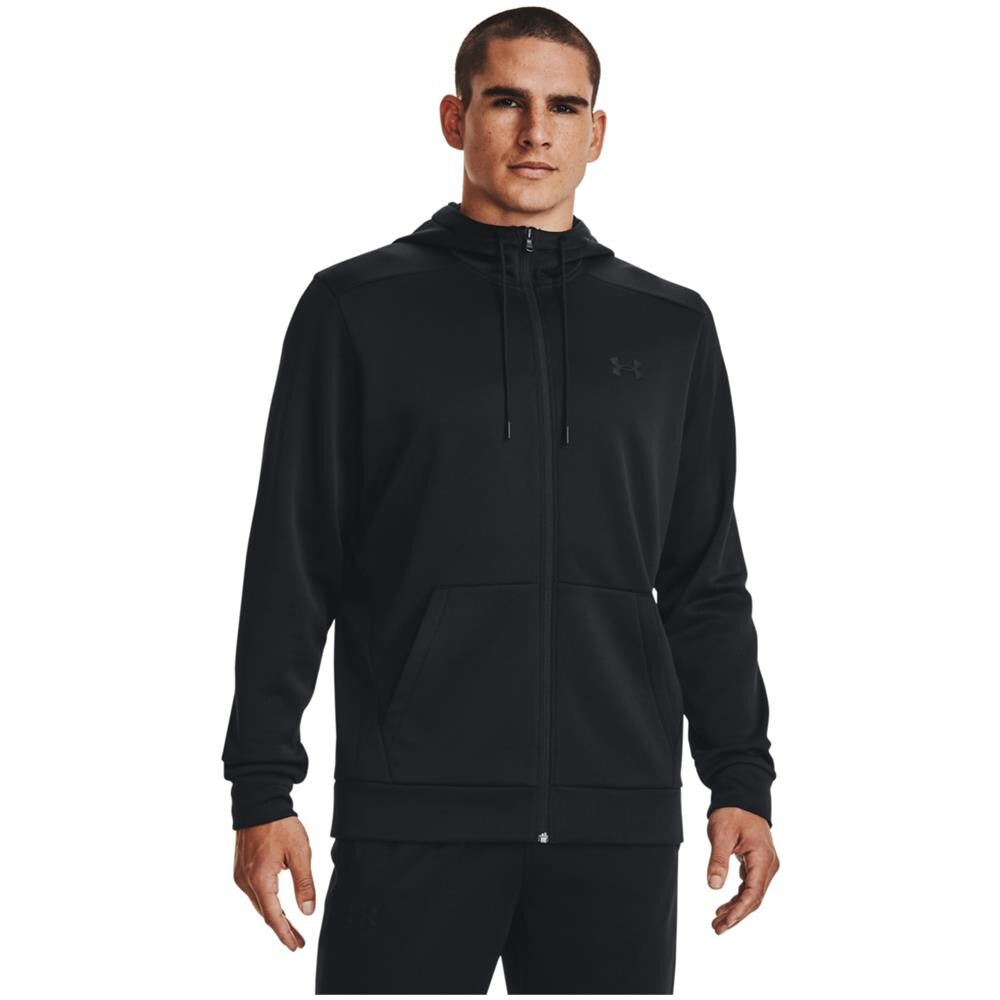 Fleece Full-zip Hoodie 1373357-001, Uomini, Nero, Xl - Foto 1