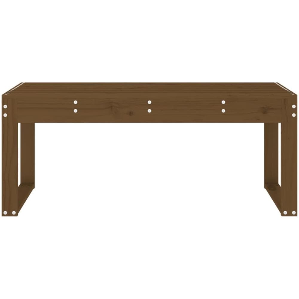 Panca da Giardino Miele 110x38x45 cm Legno Massello di Pino - Foto 3