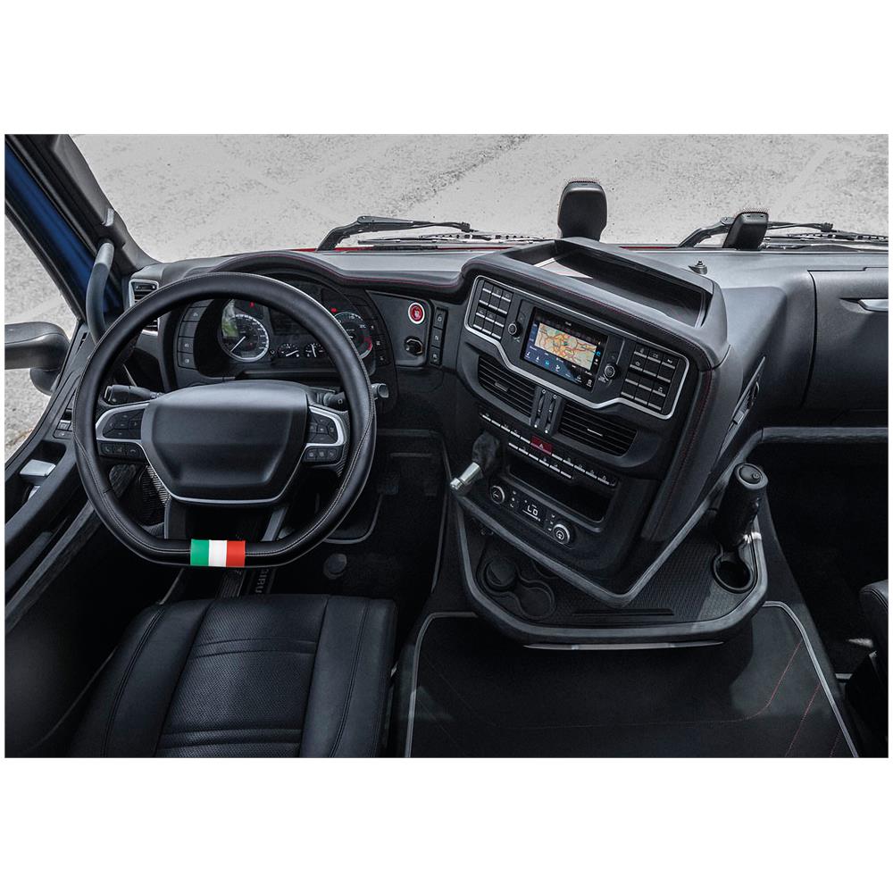 Flag Italia, Coprivolante Su Misura In Skeentex - Compatibile Per - Iveco S-way (10/2019>) - Foto 2