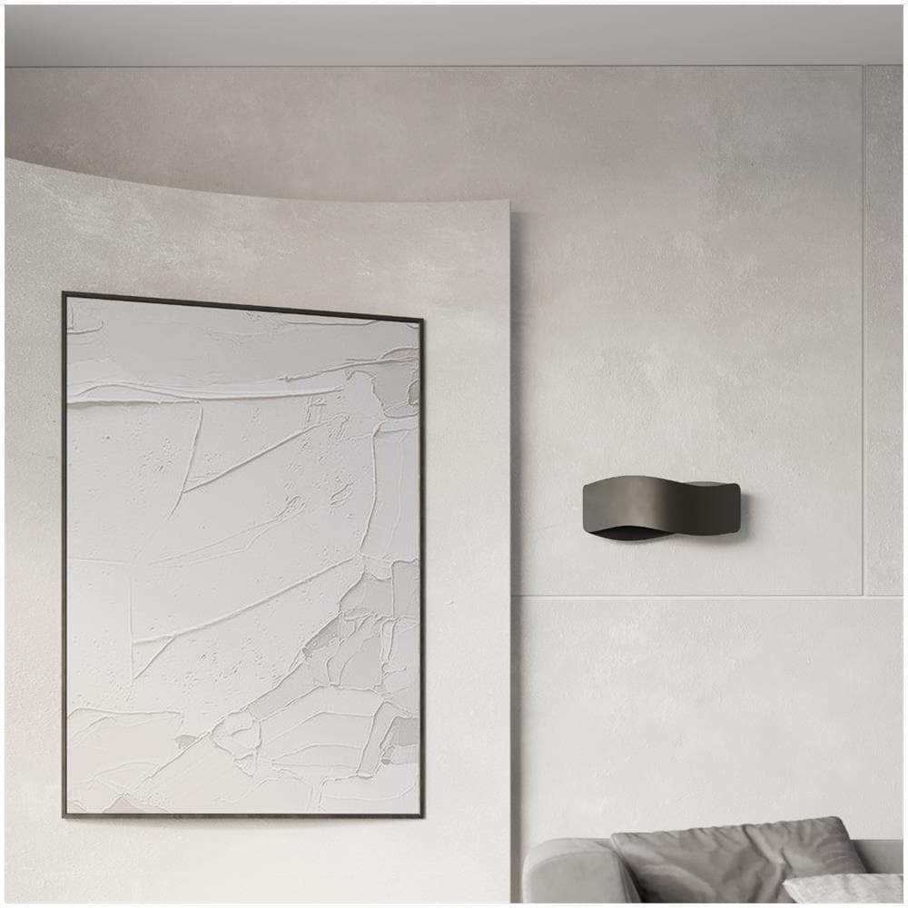 Sollux Lighting Lampada Da Parete Tila 40 Nero Sl.1020 - Moderno Lampade Da Parete Nero 15x40x12 Cm - Foto 1