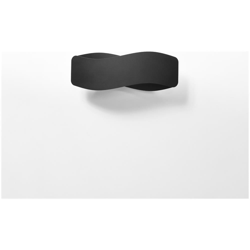 Sollux Lighting Lampada Da Parete Tila 40 Nero Sl.1020 - Moderno Lampade Da Parete Nero 15x40x12 Cm - Foto 2