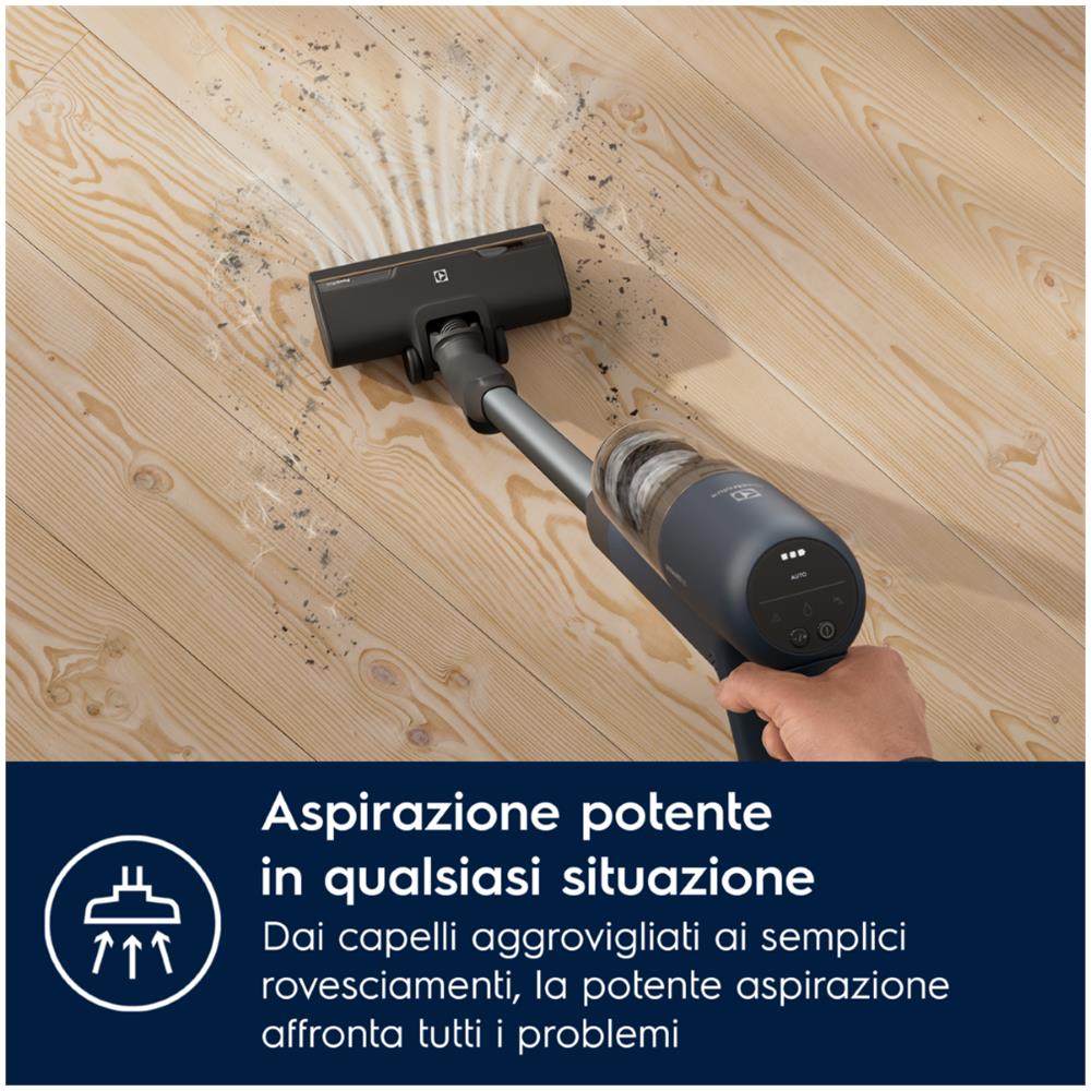 EP71U142OG 700 Cordless Cleaner Scopa Ricaricabile 2 in 1 senza Sacco Colore Nero - Foto 2