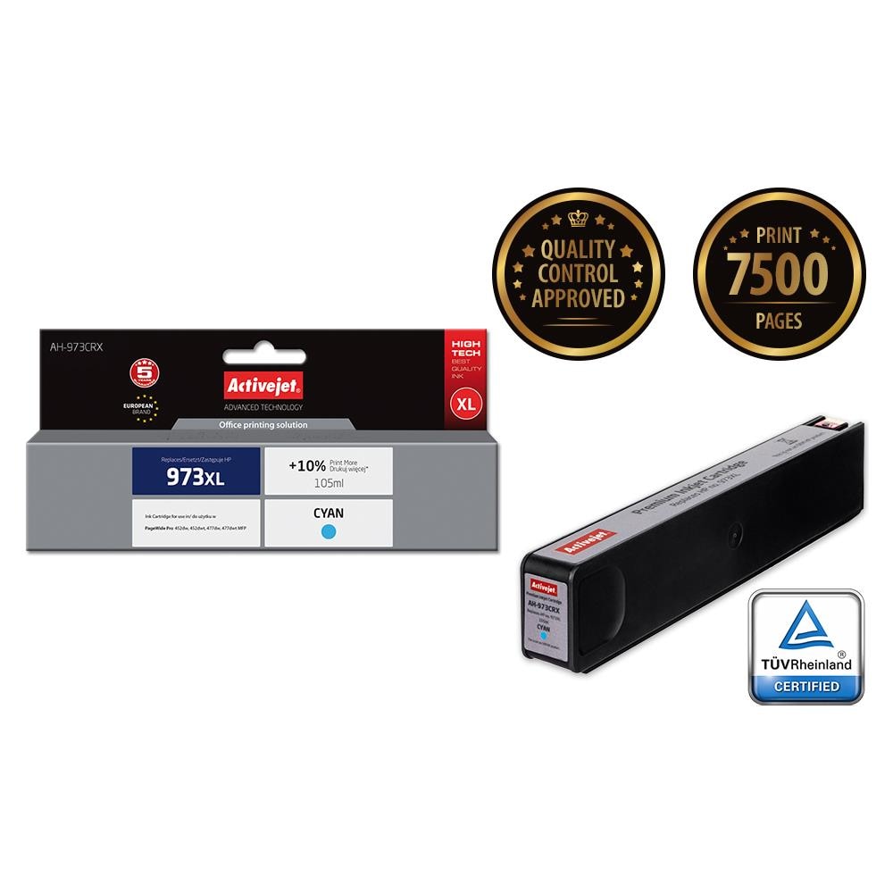 AH-973CRX cartuccia d'inchiostro 1 pz Compatibile Resa elevata (XL) Ciano - Foto 1