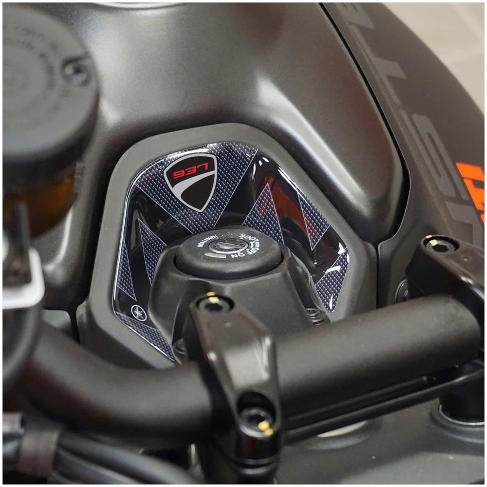 Adesivo 3D Protezione Zona Chiave Compatibile Con Moto Ducati Monster 937 2021 - Foto 2