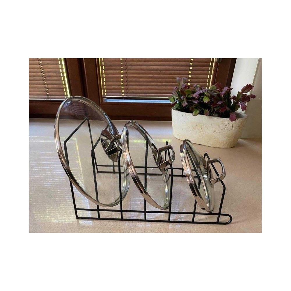 1701 Pratico supporto per organizer per coperchi per armadietti - Foto 3