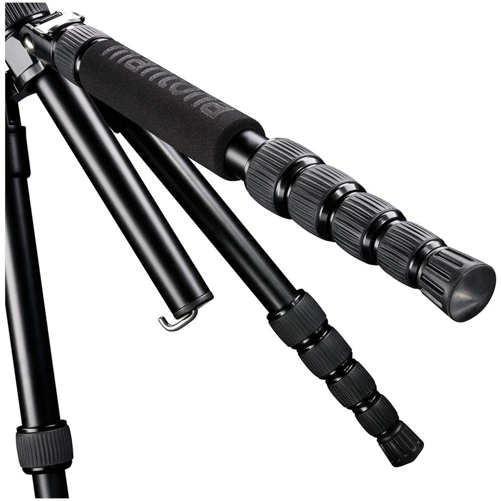 Treppiede con Testa a Sfera Altezza Max 143 cm Nero 19880-EU - Foto 2