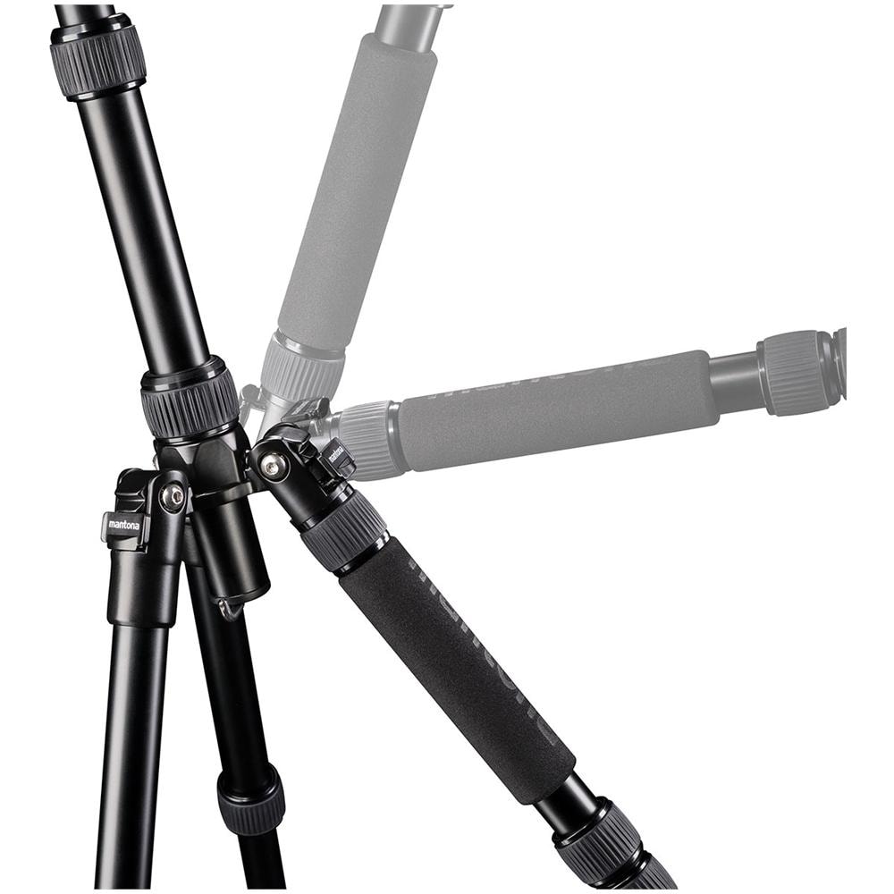 Treppiede con Testa a Sfera Altezza Max 143 cm Nero 19880-EU - Foto 6