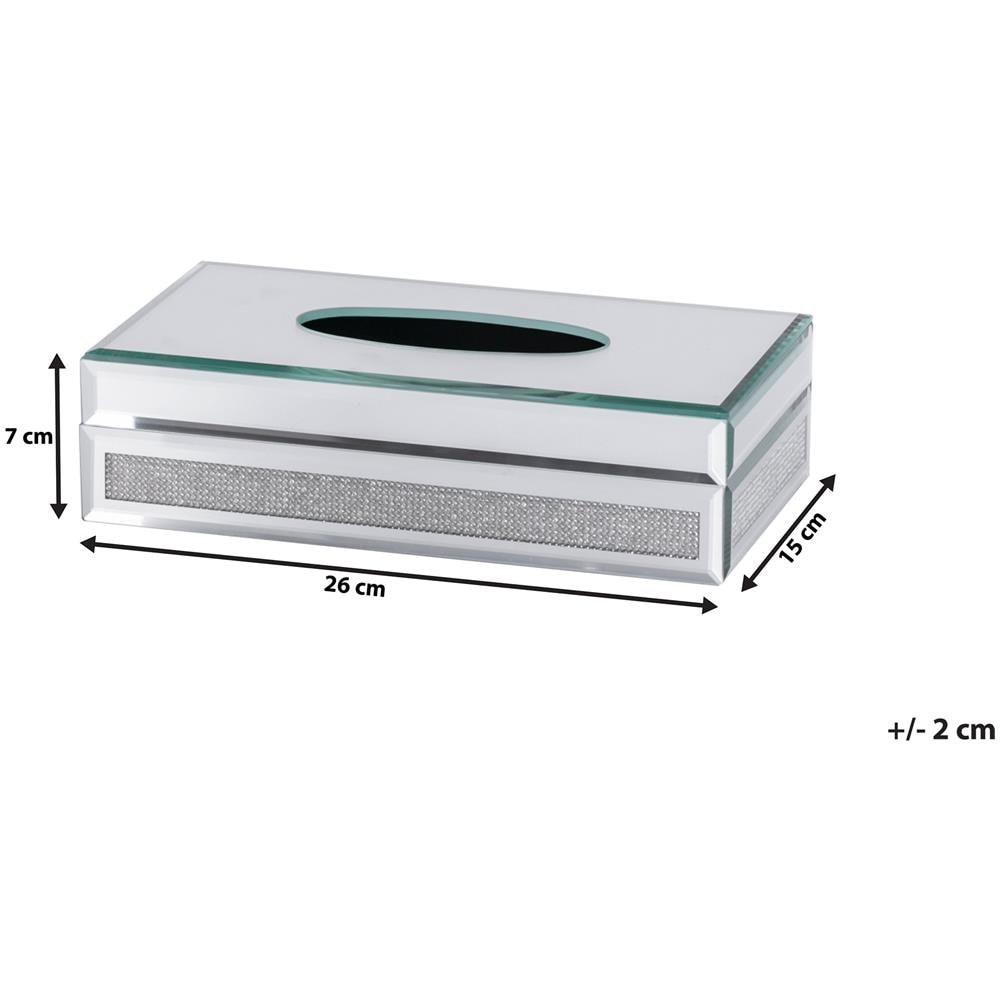 Scatola Per Salviette Con Effetto A Specchio Charly - Foto 2