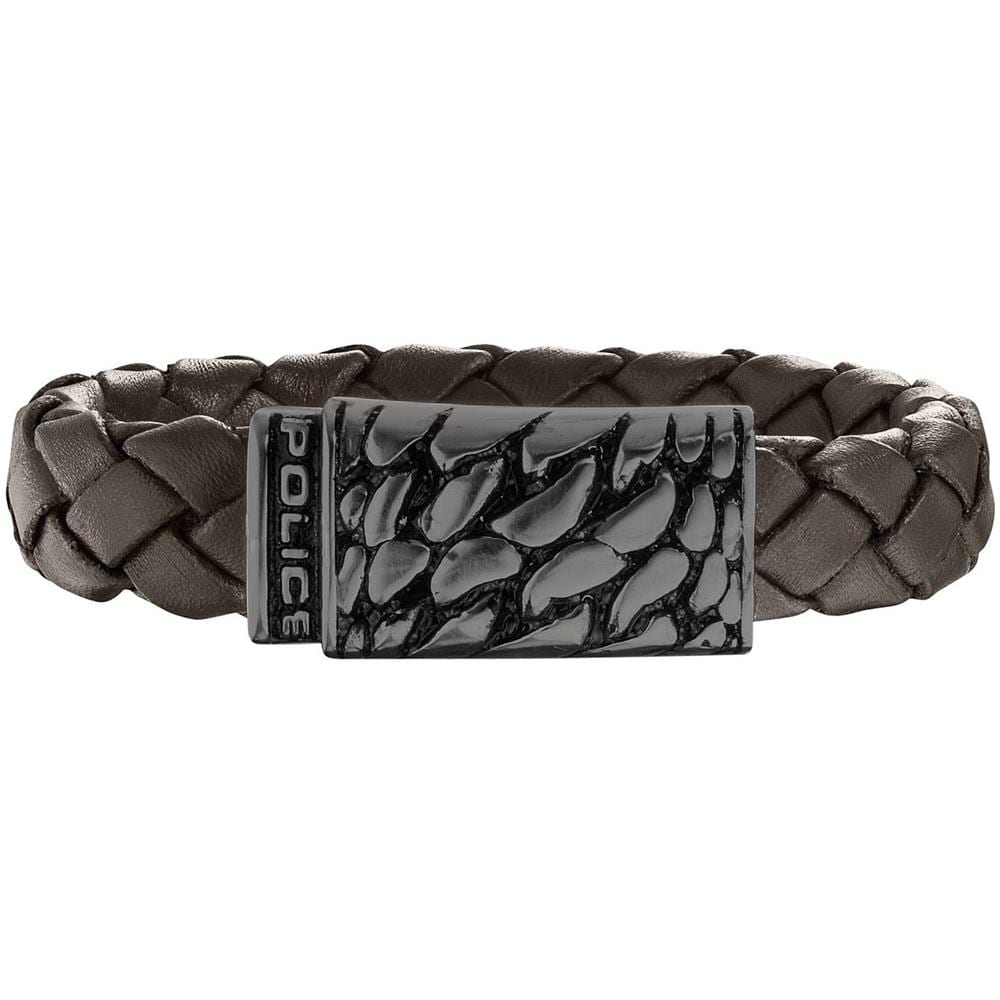 Bracciale Alligator In Acciaio, Cuoio - - Foto 1