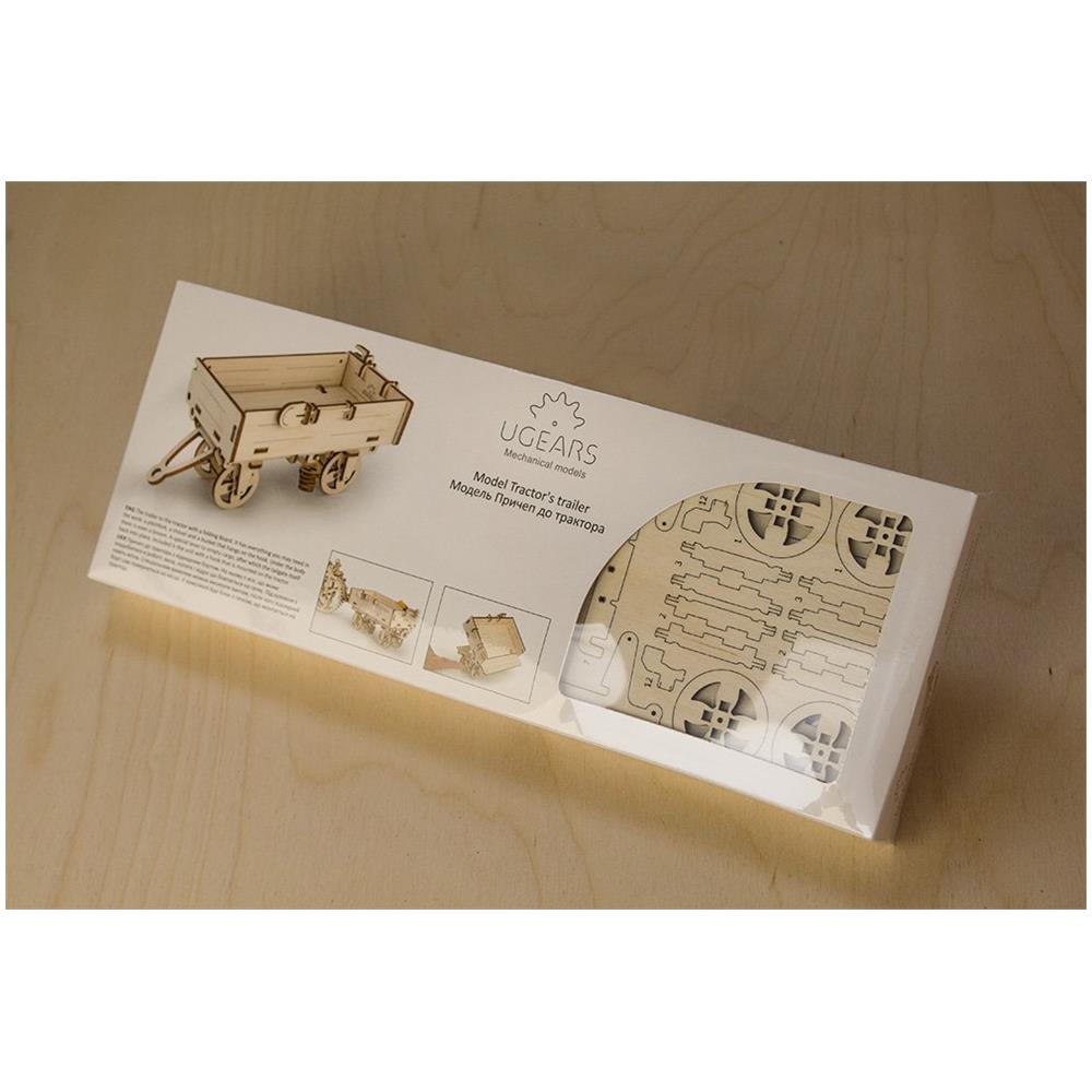 Puzzle in Legno 3D - Rimorchio del Trattore - 68 Pezzi - Foto 5