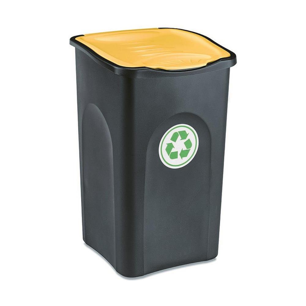 Pattumiera Ecogreen Nero / giallo 50l 70650 - Foto 1