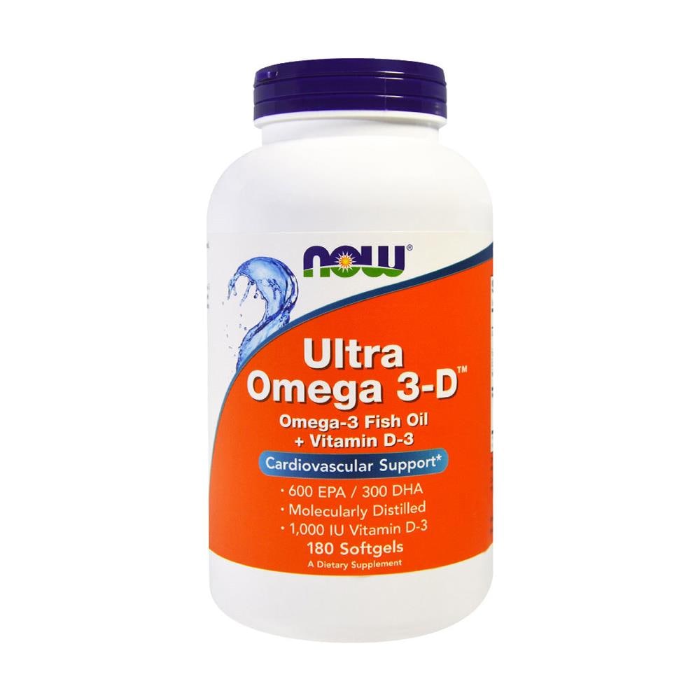Olio Di Pesce Ultra Omega 3-d 180 Capsule Molli Di Pesce - Foto 1