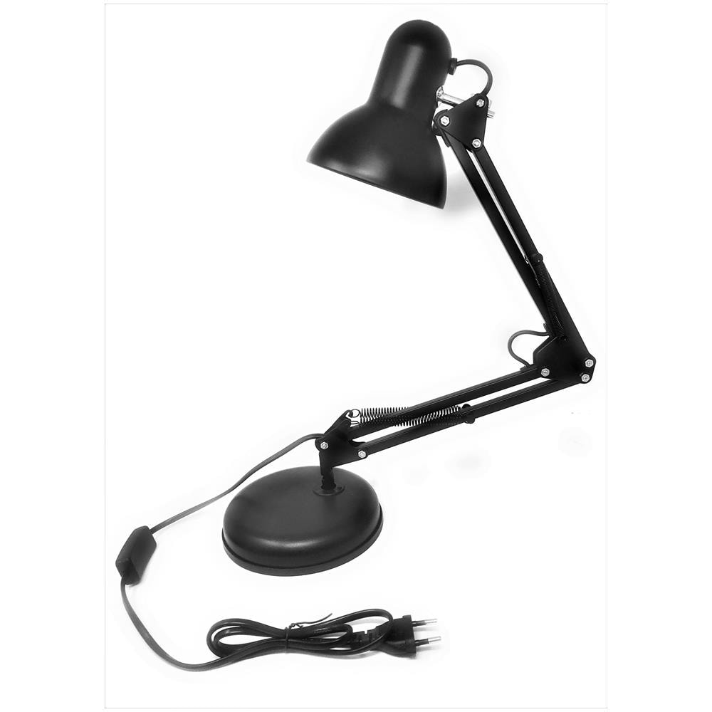 Lampada Da Tavolo Scrivania Con Braccio Girevole Snodabile Regolabile Lettura - Foto 2
