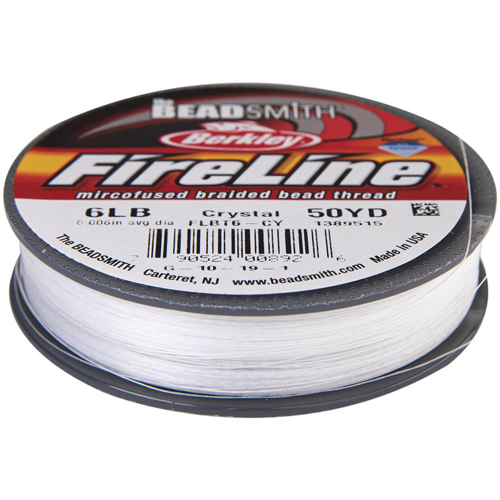 Xcr-1278 Filo Per Perline Intrecciato In Cristallo. 006 "" / 50 Yd - Foto 2