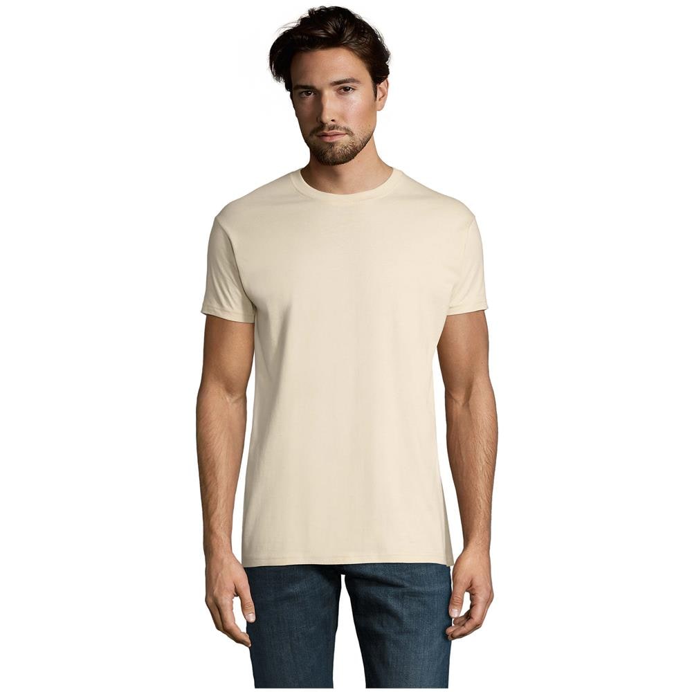 T-shirt Girocollo Da Uomo Modello Imperiale Taglia Xl Colore Crema - Foto 1