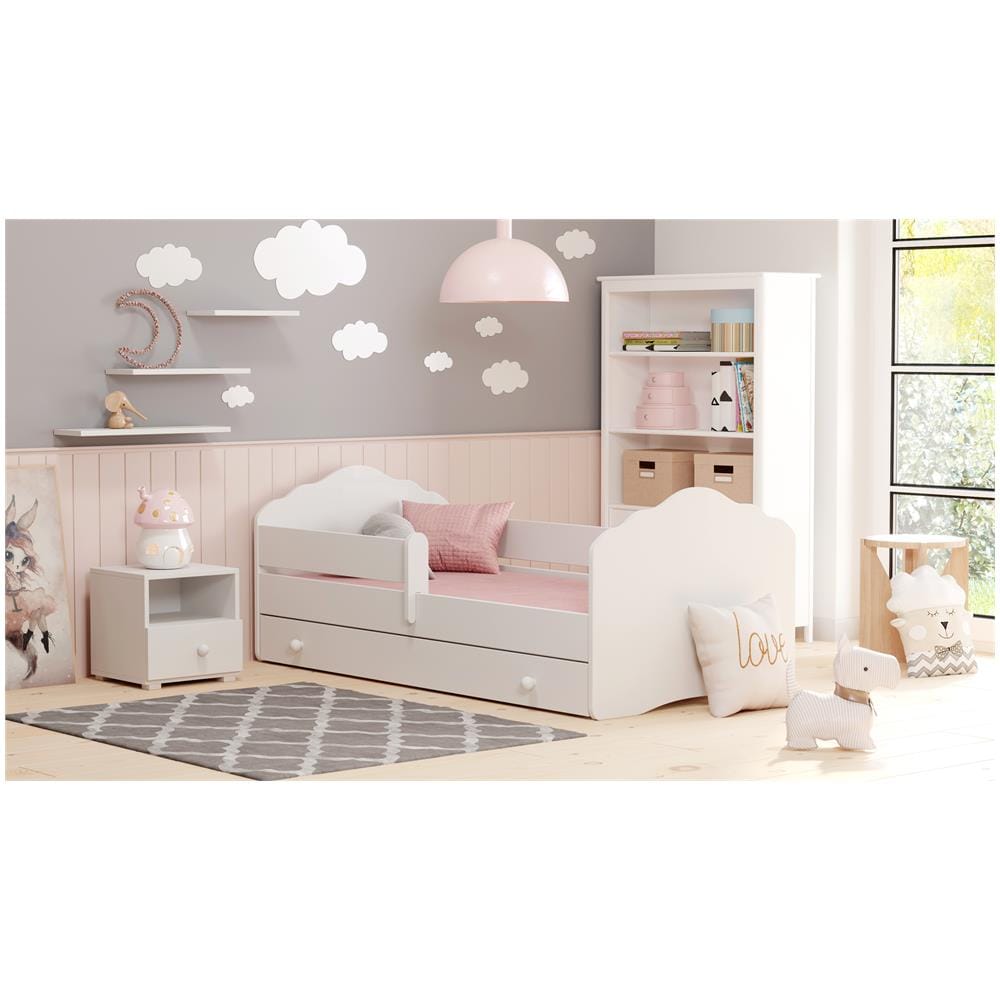 Letto Per Bambini Fala 160x80 Cassetto E Una Ringhiera+ Materasso E Giroletto - Foto 2