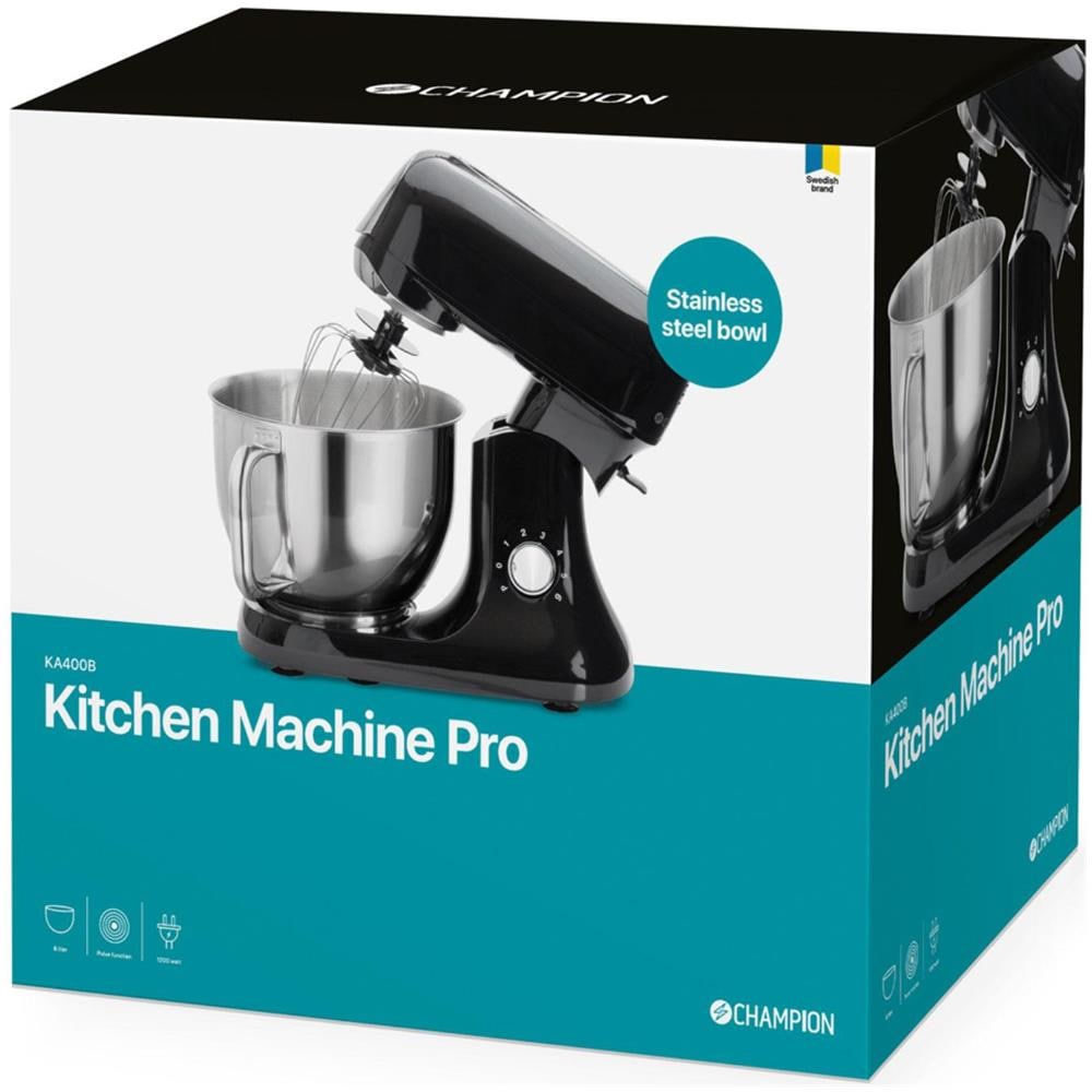 Macchina Da Cucina Pro 1200w 6l Nero Lucido - Foto 2