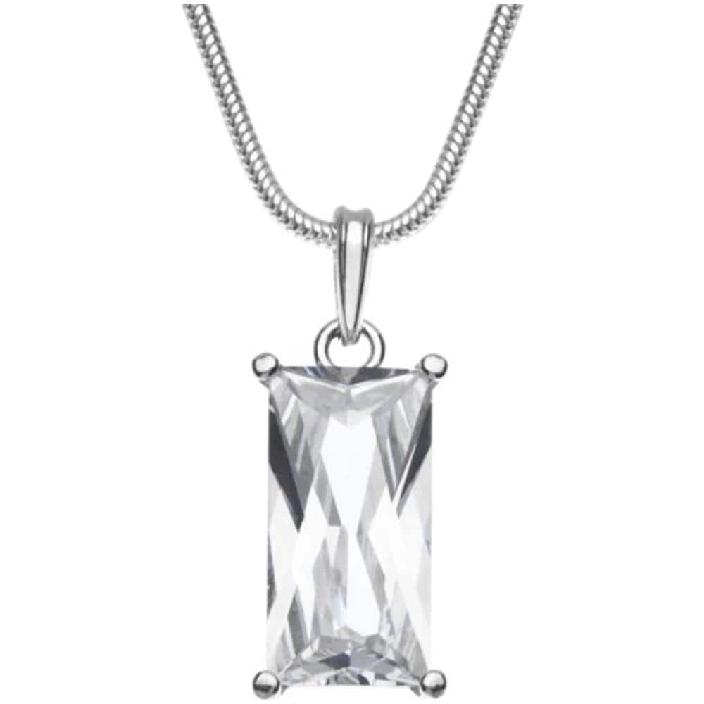 241a201693340 - Catenina Con Pendente Da Donna Con Zirconia Cubica - Argento Sterling 925 - Foto 1